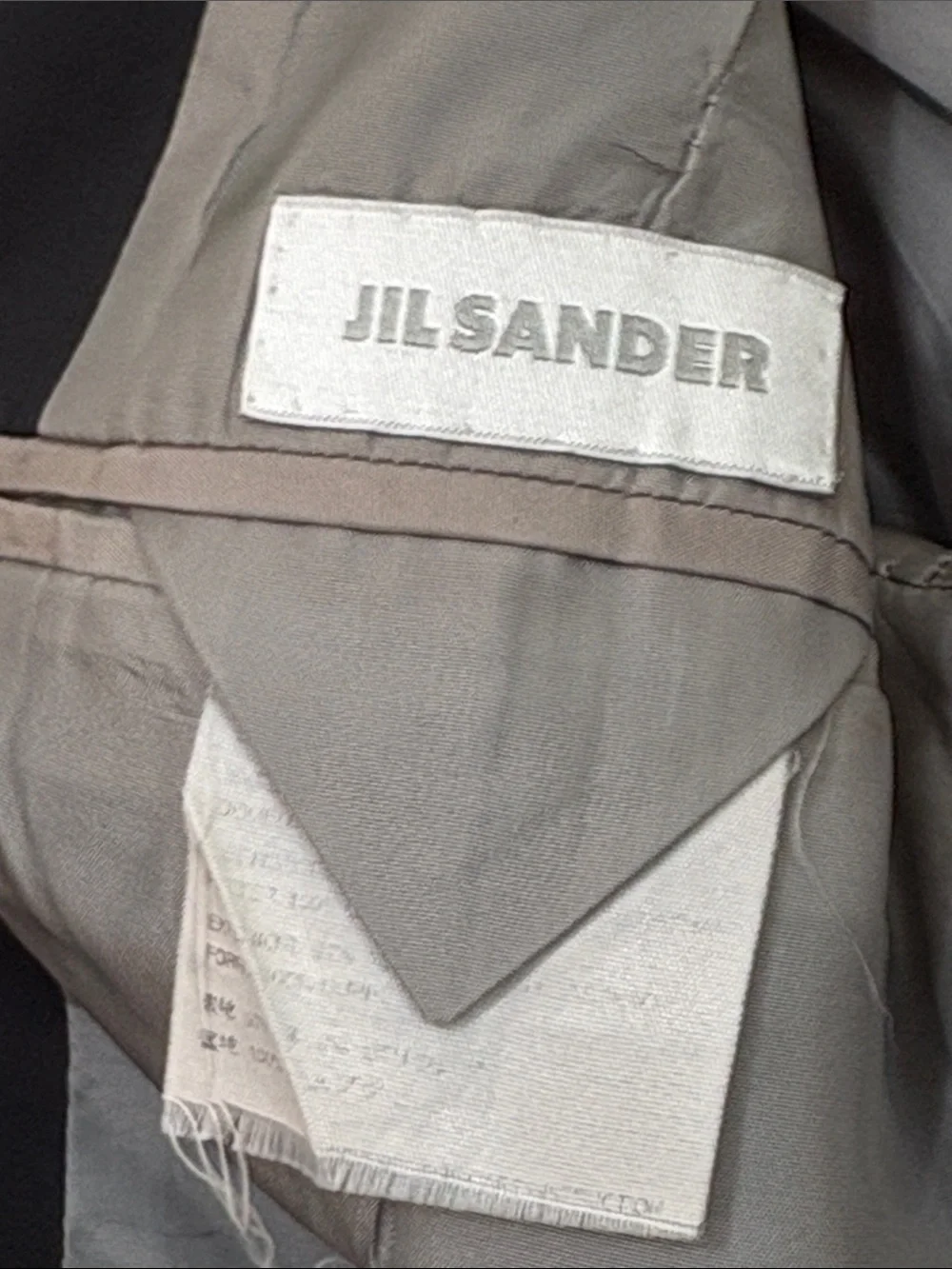 Jil Sander | Black Tailor Made Two-Button Made in Italy Blazer 48 IT/EU 38 US